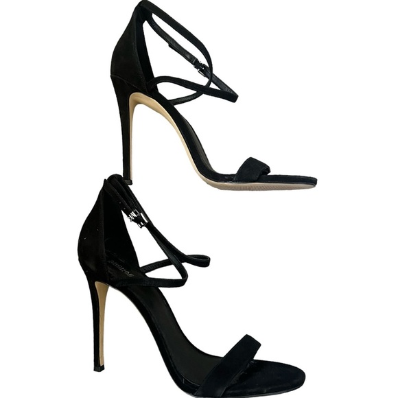 MICHAEL KORS Antonia Suede Sandal Black Size 11 - Picture 3 of 13